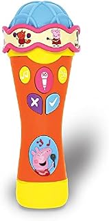 Peppa Pig PP07 Peppa's Sing & Learn Microphone Toy for Kids-Interactive Learning & Child Development, Colours & Letters Recognition and Communication-Features Multi Song Modes, 3+ Years, Single