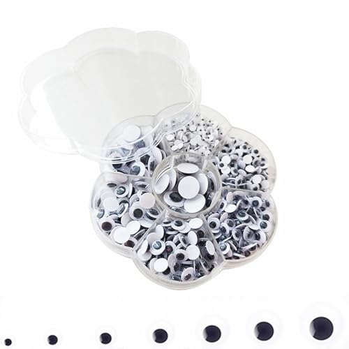 700Pcs Googly Eyes Self Adhesive, Stick on Craft Eyes Assorted Si...