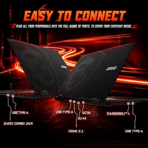 Image of msi Crosshair 18 HX AI 18 inch Gaming Laptop, Intel Core Ultra 9 275HX (24 Cores, Up to 5.4 GHz), NVIDIA RTX 5070, 18 inch QHD+ (2560 x 1600) 240Hz, 64GB RAM DDR5, 1TB NVMe SSD, Windows 11 Pro, W /Accessories