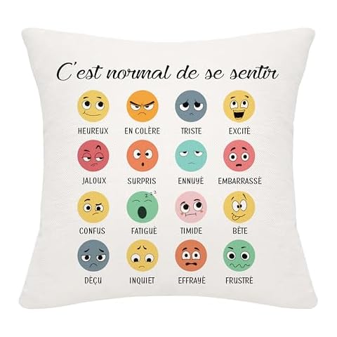 Housse de Coussin Émotions Bommex Cover