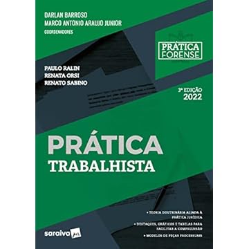Capa do livro Coleção Prática Forense - Prática Trabalhista - 3ª edição 2022