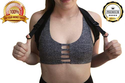 Back Posture Corrector for Women and Men by XO PerformanceTM - Light and Discreet Posture Brace for Slouching and Hunching - Clavicle Support for Relief from Neck, Back, Shoulder Pain & Bad Posture