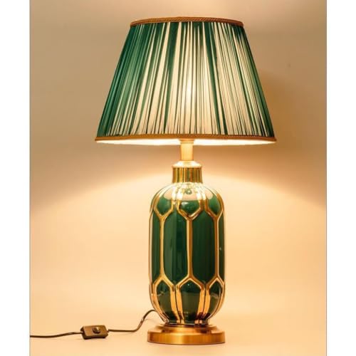 Lampe de table de lit créative en céramique blanche pour bureau et salon moderne - 4