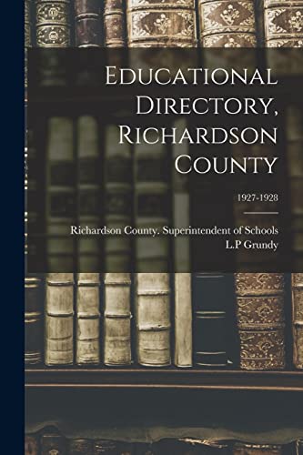 Educational Directory, Richardson County; 1927-1928