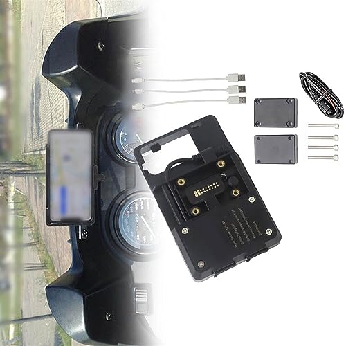 Support GPS BMW R850RT R1150RT avec chargeur USB sans fil pour moto