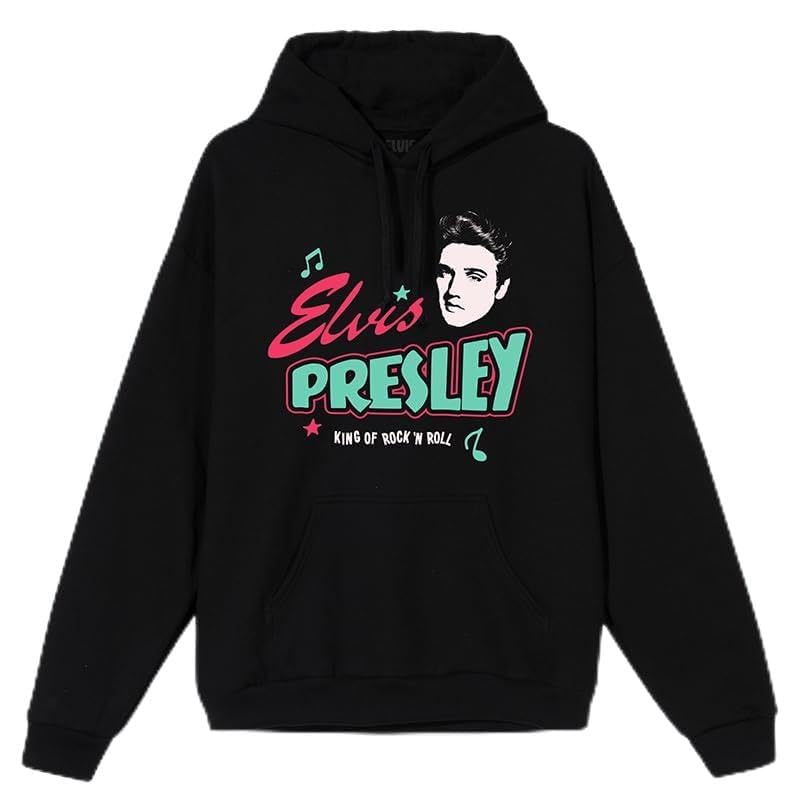 ELVIS PRESLEY Hoodie M Schwarz
