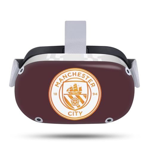 Head Case Designs Officially Licensed Manchester City Man City FC Away 2023/24 Kit Vinyl Sticker Skin Decal Cover Compatible with Meta Quest 2