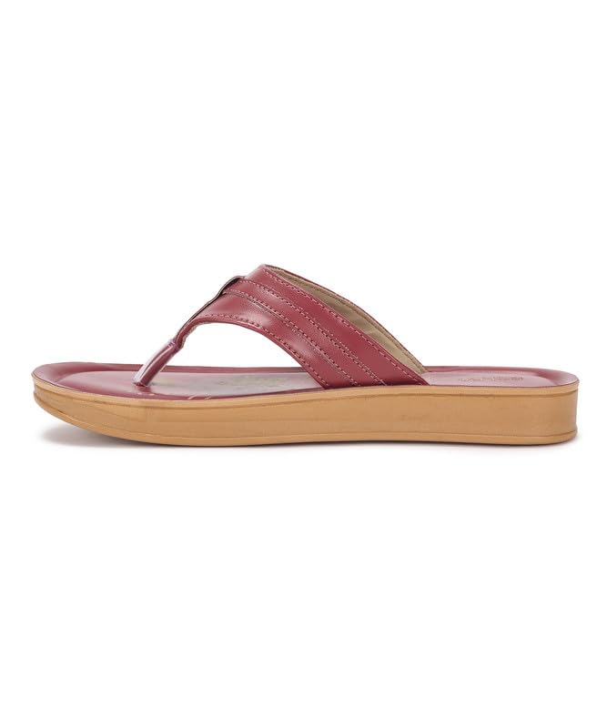 Image of PARAGON PUK7010L Women's Sandals | Stylish Slip on Flats with Cushioned Soles | Trendy Lightweight Durable & Comfortable Fashion Slippers for Outdoor Use