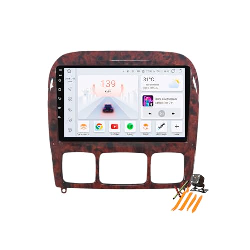 Cartablet Android 13 Mercedes W220 pour remplacer l'ancien autoradio cassé
