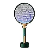 NUEVA TECNOLOGÍA CON UNA AMPLIA GAMA DE APLICACIONES: el voltaje de salida de 3000V puede matar fácilmente a los insectos que entran en contacto con la rejilla. Ampliamente utilizado para diversas actividades de interior y exterior como jardinería, playas, camping, barbacoas, etc.