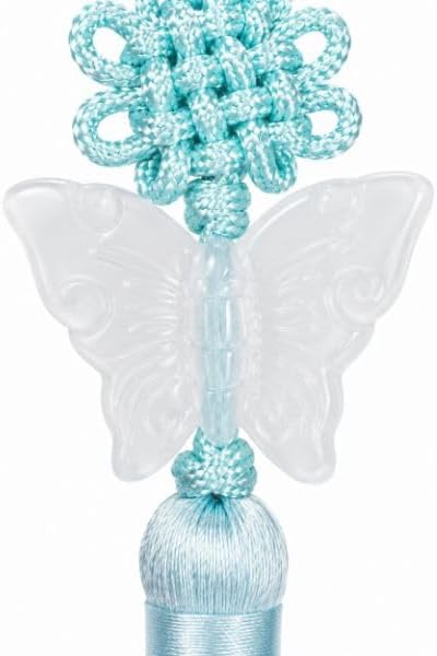 Korean Norigae Butterfly Ornament, Traditional Tassel Charm Gift | Traditional Korean Norigae Ornament