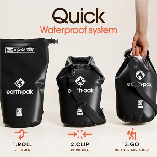 Earth Pak Unisex Original Waterproof Dry Bag With Waterproof Phone Case
