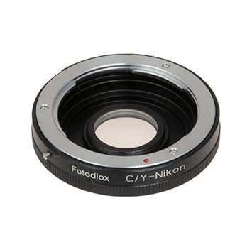 Fotodiox Pro Lens Mount Adapter, Contax/Yashica (C/Y) Lens to Nikon Camera such as Nikon D1, D1H, D1X, D2H