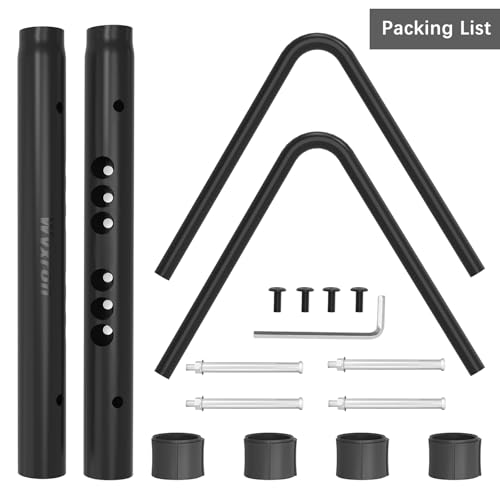 Wyxron Fahrradständer Boden, DIY Fahrradhalter Professional Fahrradhalterung Stahl Fahrrad Ständer Mit Abstandseinstellung/Mehrgliedriger Spleiß, für Mountainbike Rennrad MTB(1P)