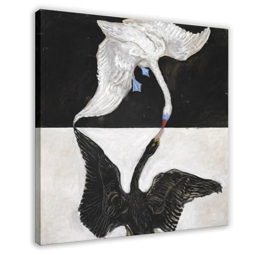 Impression sur toile The Swan No. 1 Hilma Af Klint - Éveillez l'inspiration dans votre bureau