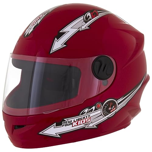 Capacete Infantil Pro Tork Liberty Four Kids Vermelho Moto Aprovado pelo INMETRO