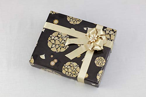Black & Gold Gift Wrapping Papers: 12 Sheets of High-Quality 18 X 24 Inch Wrapping Paper: 18 x 24 in