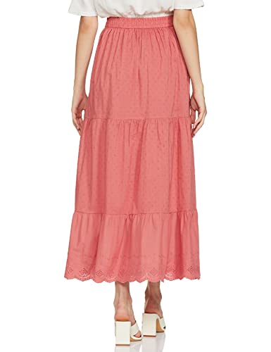 Image of Max Women Textured Tiered Maxi Skirt