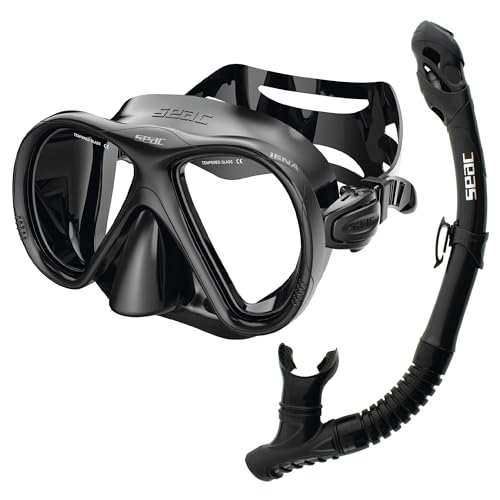 Masque bi-hublot sans buée SEAC Iena Dry pour éviter les entrées d'eau