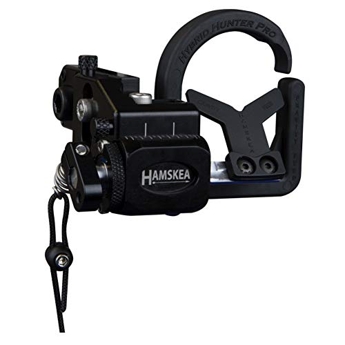 Hamskea Archery Solutions Hybrid Hunter Pro Left Hand Micro Tune All Black Arrow Rest (210882) #TOP15