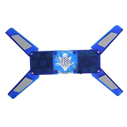 Base enfriadora plegable para laptop con USB y LED miniatura 2