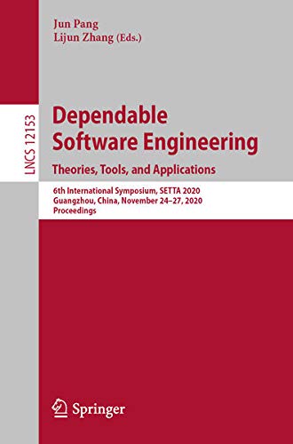 Buy Dependable Software Engineering. Theories, Tools, and Applications — BookShops.in