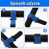 Sorcristy 20 szt. pasków do wędek wędkarskich, 5 kolorów haczyków i pętli, regulowane elastyczne opaski do pasów, wędki odlewnicze do odlewania, wędki muchowe