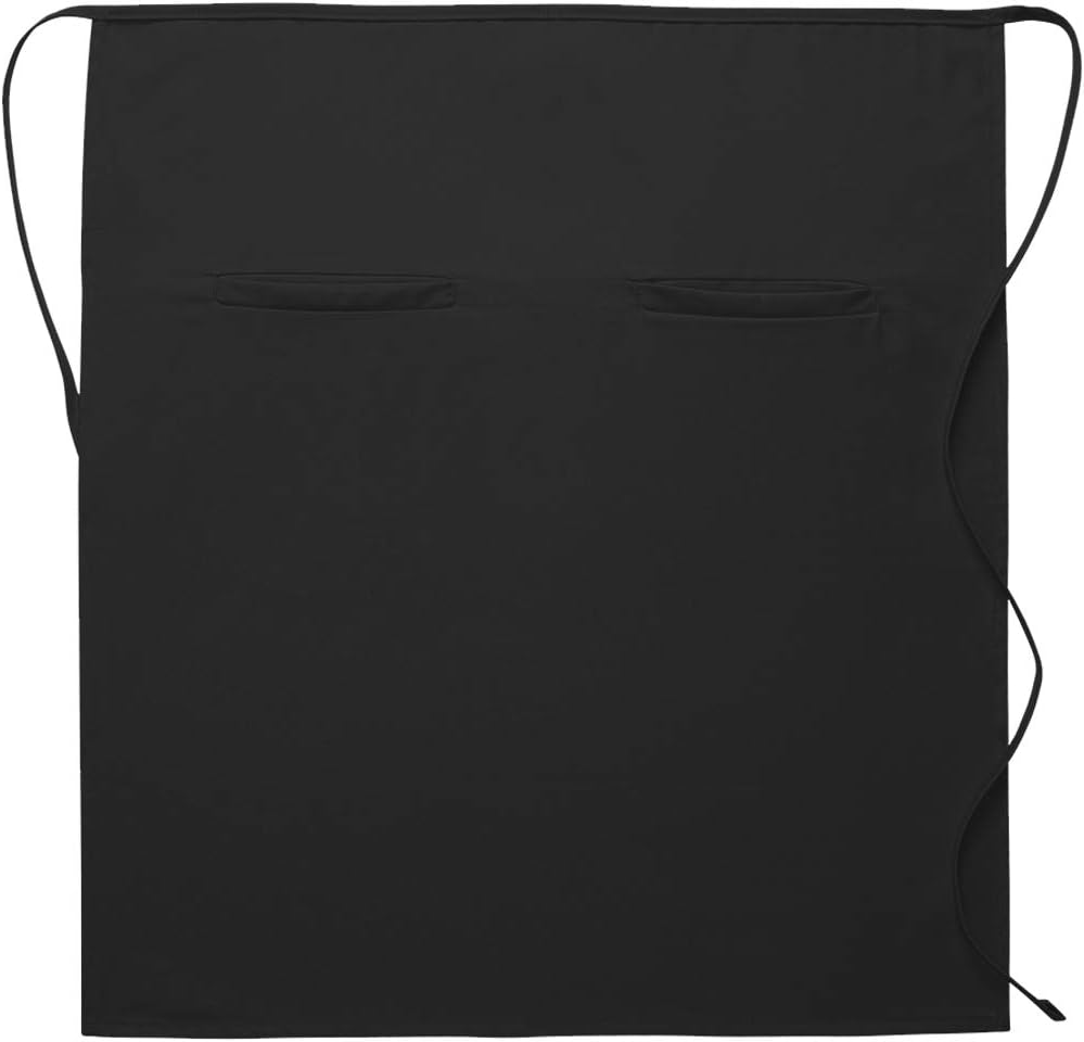 DayStar Apparel 120-2I Double Inset Pocket Full Bistro Apron