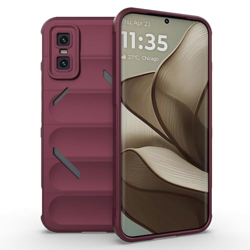 Image of for Infinix GT 30 Pro 5G Phone Case Anti-Drop Soft TPU Rugged Back Cover - Wine Red