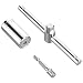 Universal Socket,KUSONKEY 3PCs 7mm-19mm Magic Socket with Sliding Bar T-handle Wrench Connector and Power Drill Adapter Set,Tool Gift for Him,Men, DIY Handyman, Father, Husband, Boyfriend