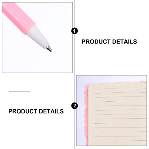 ABOOFAN 2 Pcs Caderno Fofo Unicórnio Adorável Desenho Animado Caderno de Capa Animal Diy Desenho Blo