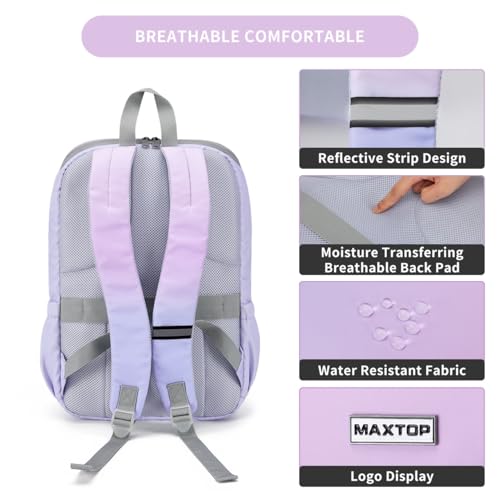 Image of Travel Laptop Backpack with USB Charging Port+Anti-Theft[Water Resistant] College School Bookbag Fits 16 Inch Laptop