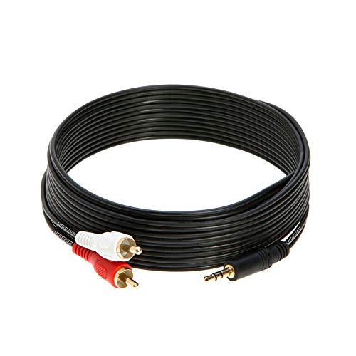 Cable jack de 3,5 mm a 2 RCA para escuchar la música del móvil en el coche