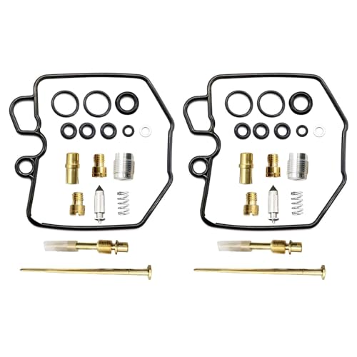 Image of SecosAutoparts 2Pcs Carburetor Rebuild Kit Compatible with Honda CM400 CM400T CM400C CM400E 1980 1981 Main Jet #118#72 & Needle # D329