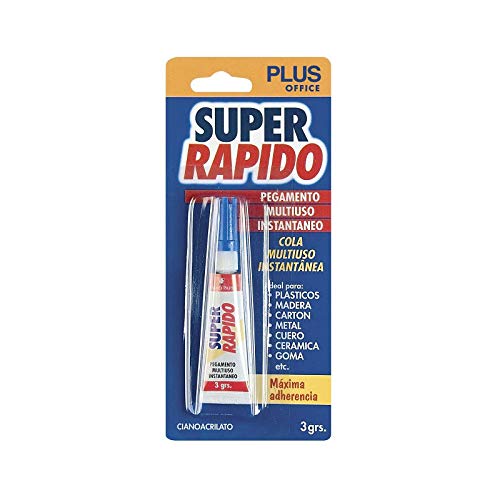 Pegamento marca Plus Office modelo PEGAMENTO PLUS SUPER RAPIDO 3GR