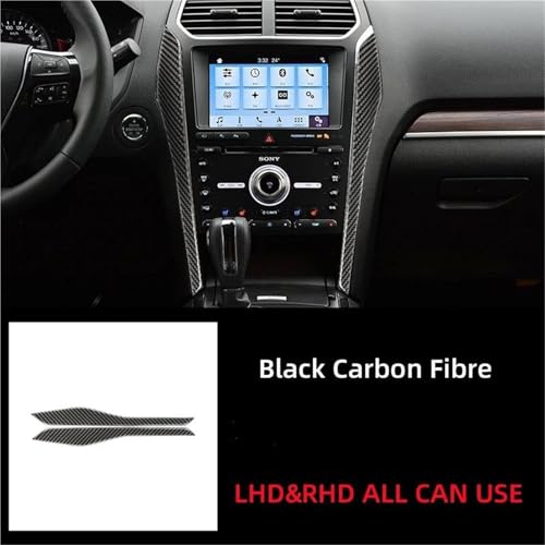 Autocollant de navigation Ford Explorer 2013-2019 garniture console noire - 3