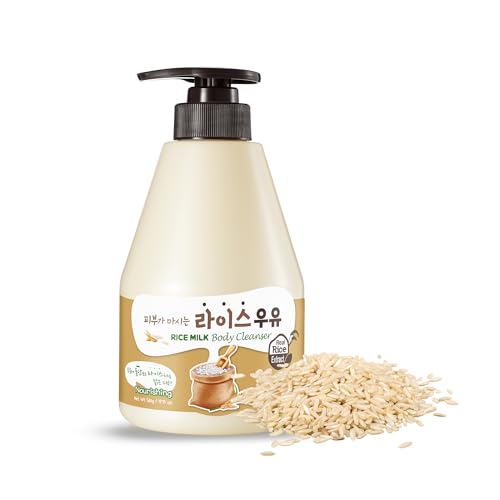 KWAILNARA Rice Milk Body Wash (19.75 Fl Oz) – Korean Body Cleanser for Brightened & Deeply...