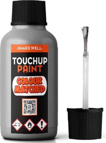 Xtremeauto Enamel Touch Up Paint 30ml For Kitchen Appliances & Bathroom - Fast Drying Repair - Suitable For Radiator Shower Fridge Sink Chips and Scrapes (Silver)