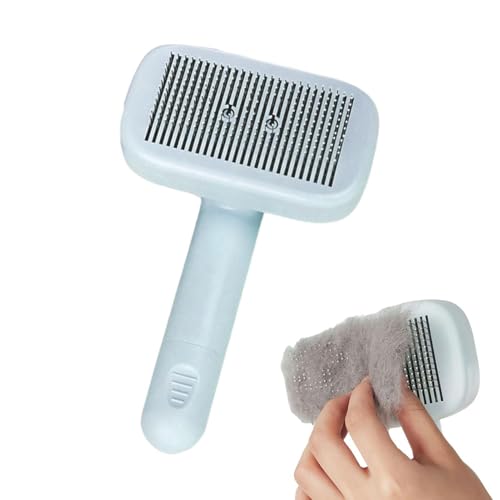 Ionic Pet Brush - Dual-Ion Tech For Static-Free Grooming & Care | Self-Cleaning Tool For Long & Short Haired Dogs And Cats – Effortless Removal
