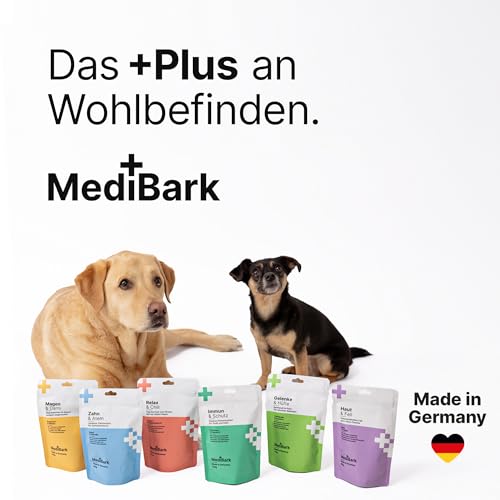 MediBark Zeck Protect - Hundeleckerli mit Schwarzkümmelöl & Zistrose - Schutz in Hochsaison - Glutenfrei & Zuckerfrei - fördert Verdauung & Abwehrkräfte - Leckerlis für Hunde - 150g
