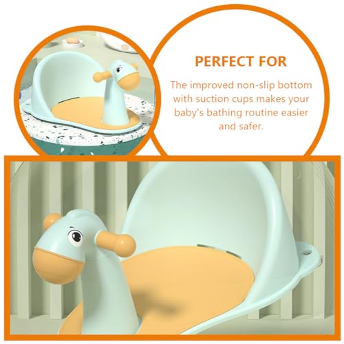 Bébé glisse dans le bain ? Chaise de douche nourrisson avec dossier sécurisé - 2