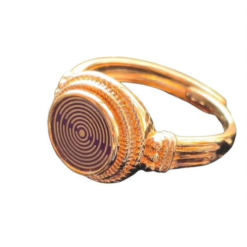 YZDKJZ Bague Ouverte Mwo Scalar Wave, Plaquée Or, Unisexe, Ajustable, Protection Contre Les Champs Électromagnétiques, Méditation Spirituelle