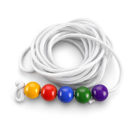 Image of 10 Foot Brock Strings with 5 Beads Vision Convergence Training Tool Therapy Device - Eye Exercises, Train Vision, Improve Strength, Athletic Performance