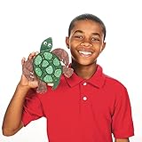 CREATIVE TURTLE CRAFT SUPPLIES: This fun kit comes with everything needed to create adorable turtle crafts, including colorful cardboard sheets shaped like turtles, wiggly eyes for added character, and essential tacky glue. EDUCATIONAL GUIDE INCLUDED...