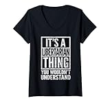Photo Gallery donna libertarian thing - non capiresti - libertarian s maglietta con collo a v Photo Gallery donna libertarian thing - non capiresti - libertarian s maglietta con collo a v