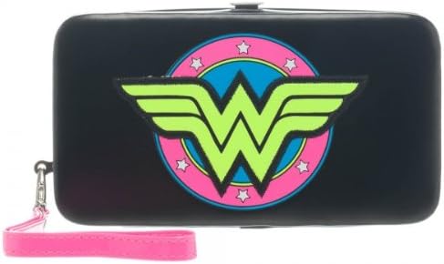 Authentic DC COMICS Wonder Woman WW Logo Universal Phone Case Hinge Wallet NEW