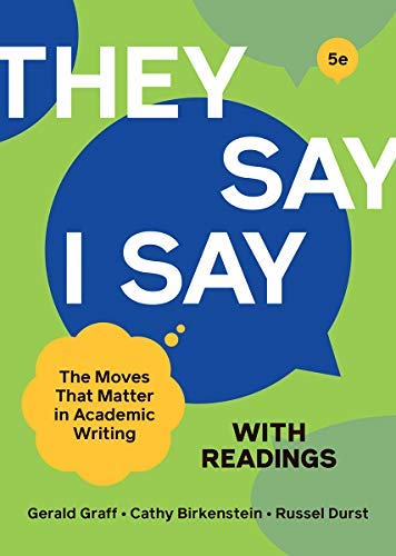 NEW-"They Say / I Say" with Readings