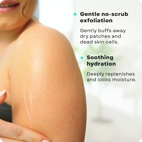 Image of AmLactin Calm & Renew Lotion, Sensitive Dry Skin, 14.1 oz | Lactic acid and ginger root lotion gently exfoliates and moisturizes sensitive dry skin for smoother, calmer-looking skin.