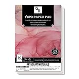 GR DZPLUS Yupo Paper 10 Sheets,Heavy white paper for alcohol based ink | 10-inch x...