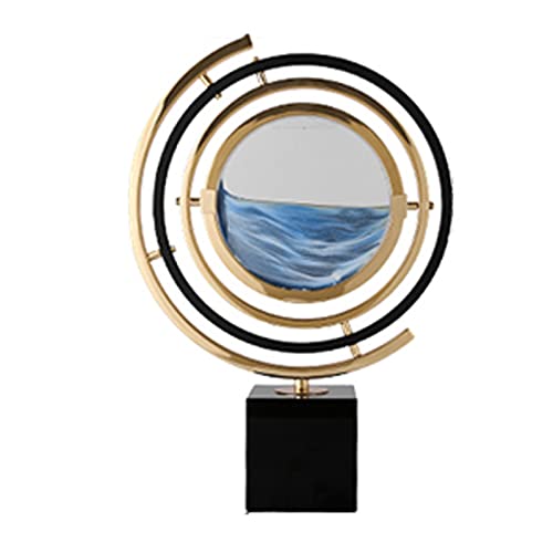 Ornements décoratifs en verre : un sablier 3D original à offrir